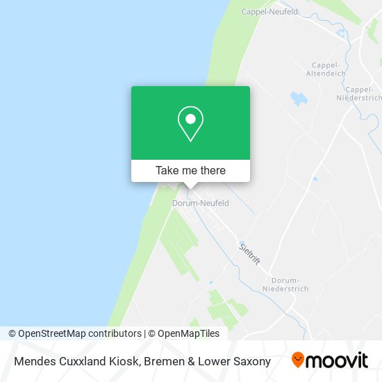 Mendes Cuxxland Kiosk map