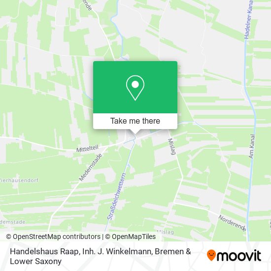 Handelshaus Raap, Inh. J. Winkelmann map