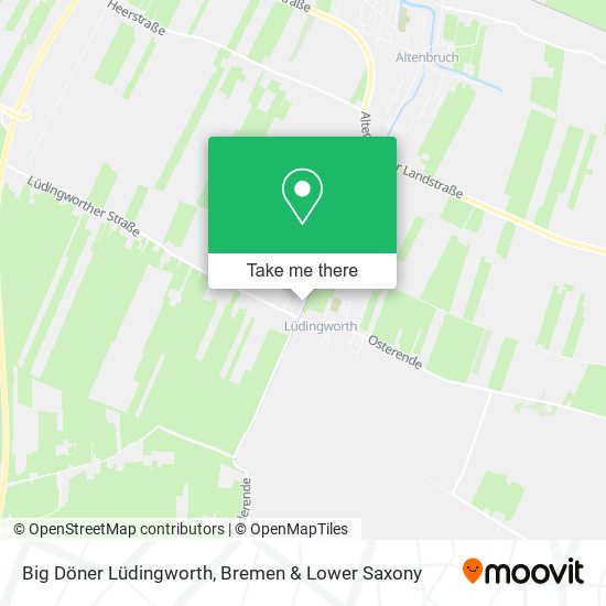 Big Döner Lüdingworth map