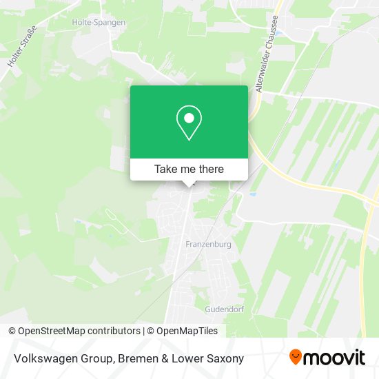 Volkswagen Group map