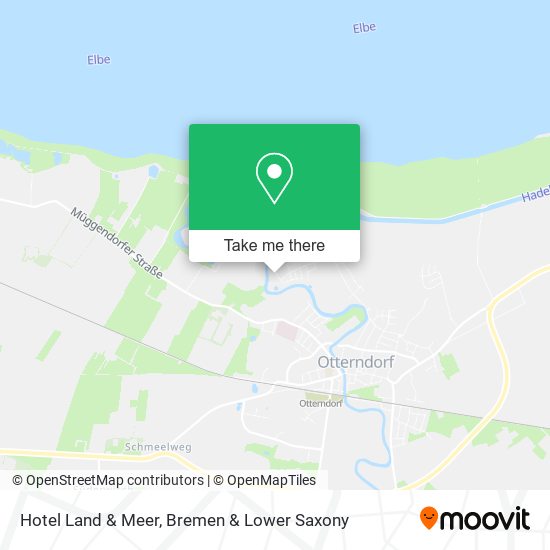 Hotel Land & Meer map