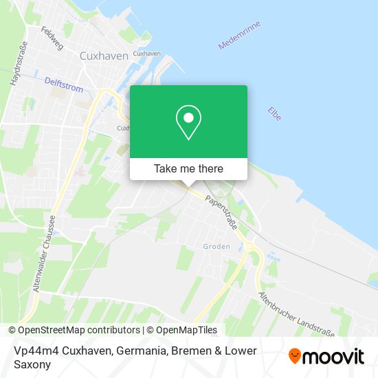 Vp44m4 Cuxhaven, Germania map