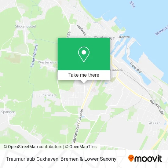 Карта Traumurlaub Cuxhaven