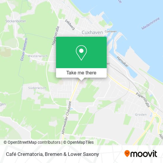 Café Crematoria map