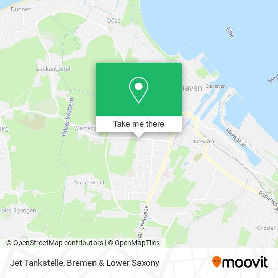 Jet Tankstelle map