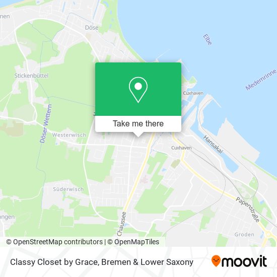 Classy Closet by Grace map