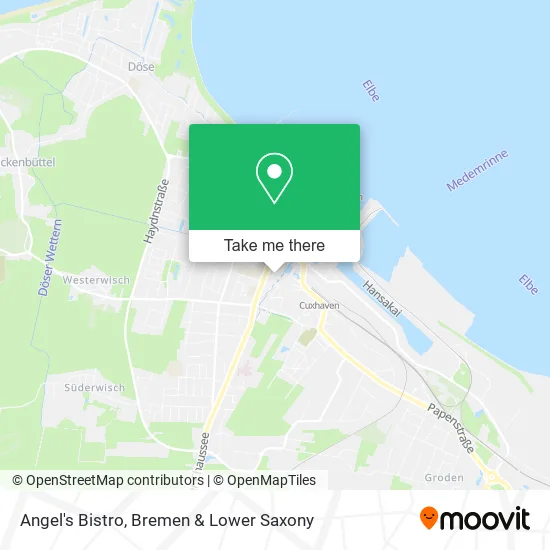 Карта Angel's Bistro