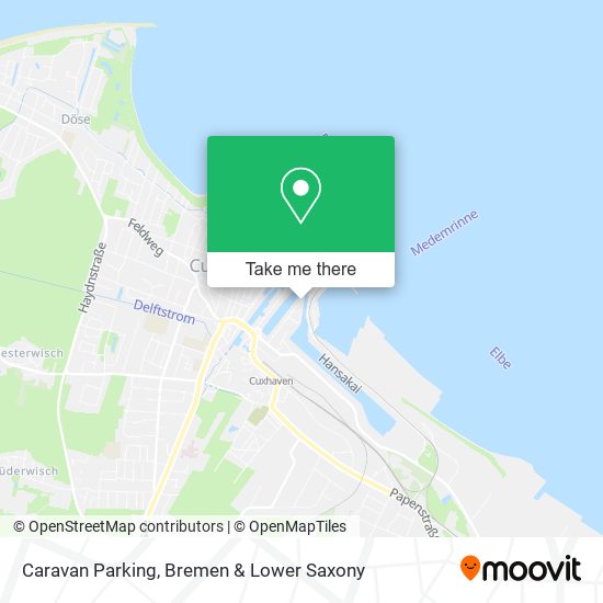 Caravan Parking map