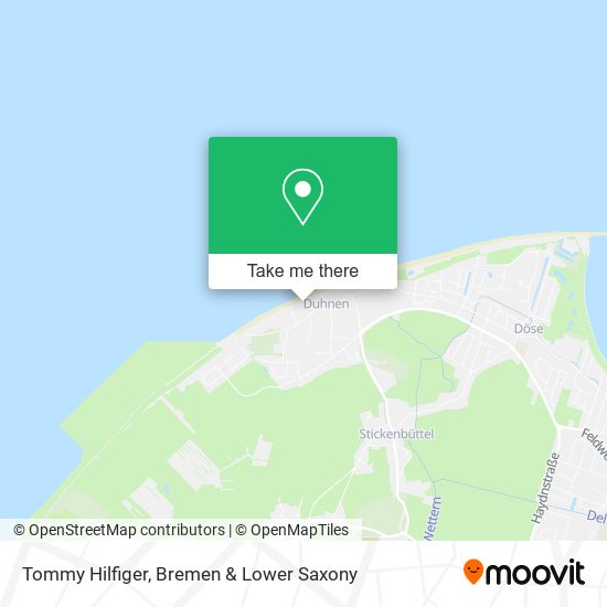 Tommy Hilfiger map