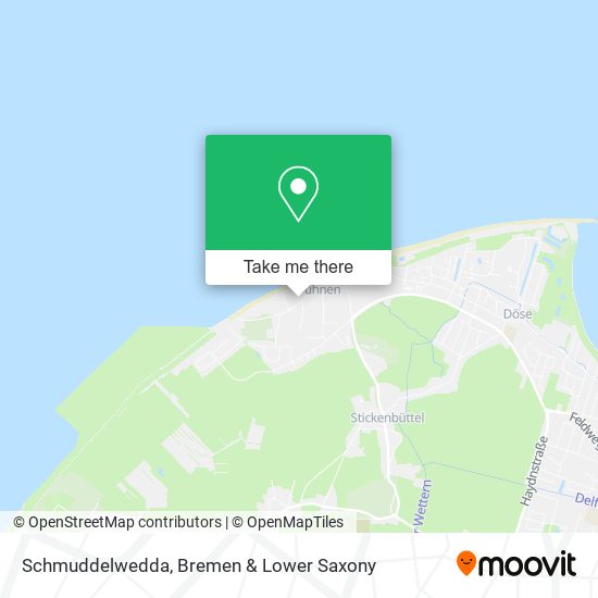 Schmuddelwedda map