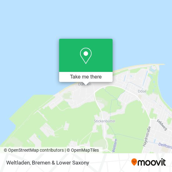 Weltladen map