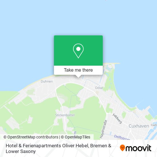 Hotel & Ferienapartments Oliver Hebel map