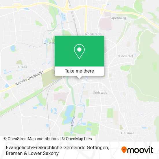 Карта Evangelisch-Freikirchliche Gemeinde Göttingen