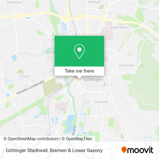 Карта Göttinger Stadtwall