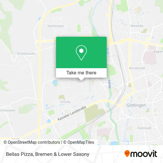 Карта Bellas Pizza
