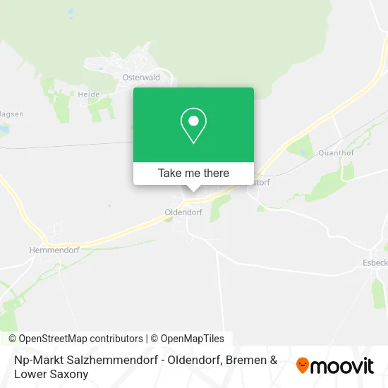 Карта Np-Markt Salzhemmendorf - Oldendorf