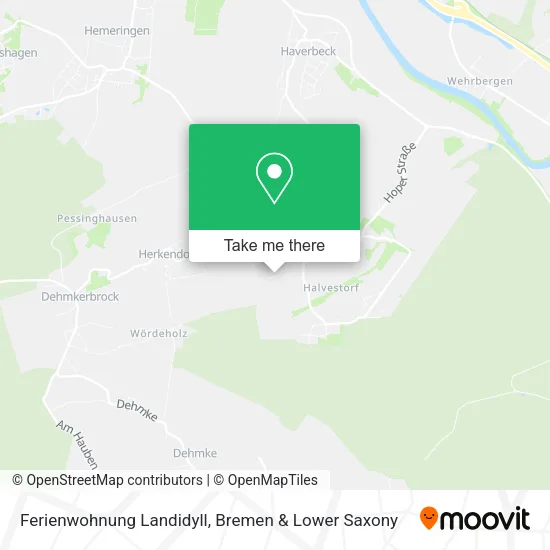 Карта Ferienwohnung Landidyll