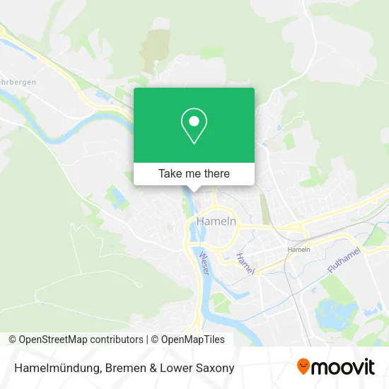 Карта Hamelmündung