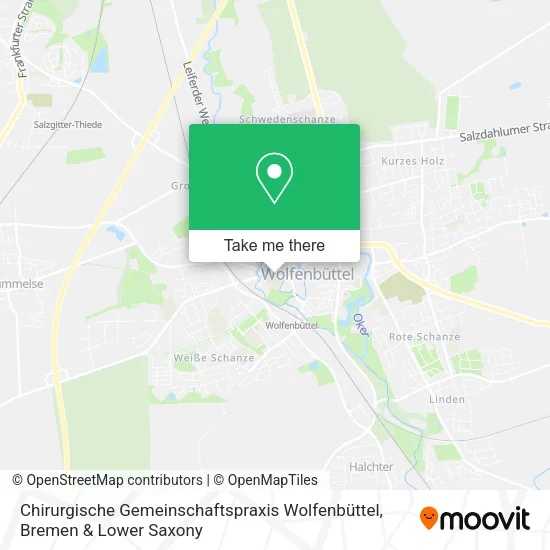Карта Chirurgische Gemeinschaftspraxis Wolfenbüttel