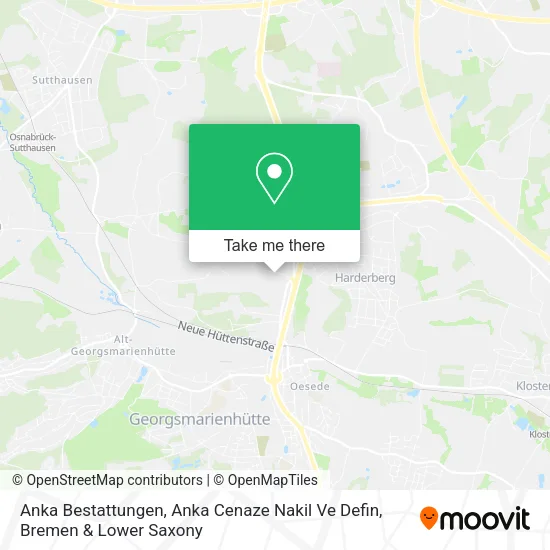 Карта Anka Bestattungen, Anka Cenaze Nakil Ve Defin