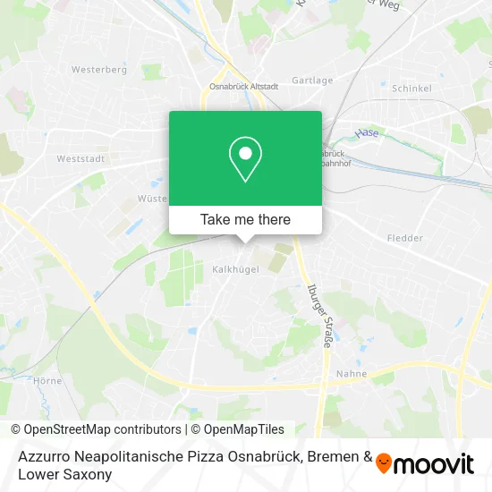 Карта Azzurro Neapolitanische Pizza Osnabrück