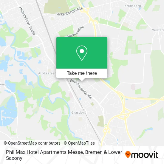 Карта Phil Max Hotel Apartments Messe