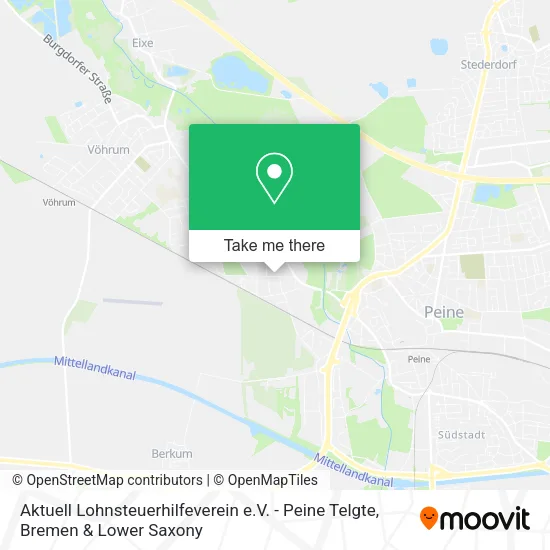 Карта Aktuell Lohnsteuerhilfeverein e.V. - Peine Telgte