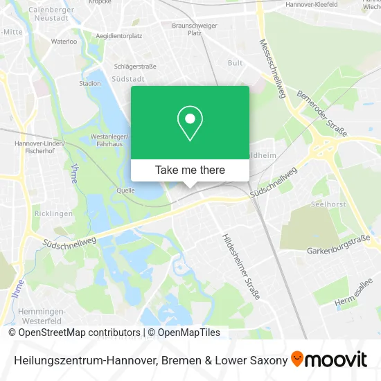 Карта Heilungszentrum-Hannover