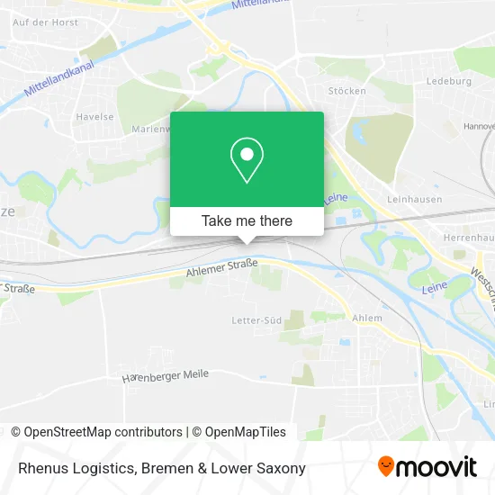 Карта Rhenus Logistics