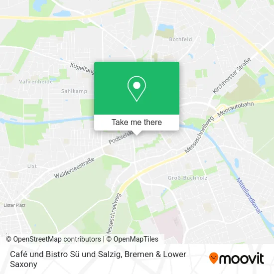 Карта Café und Bistro Sü und Salzig