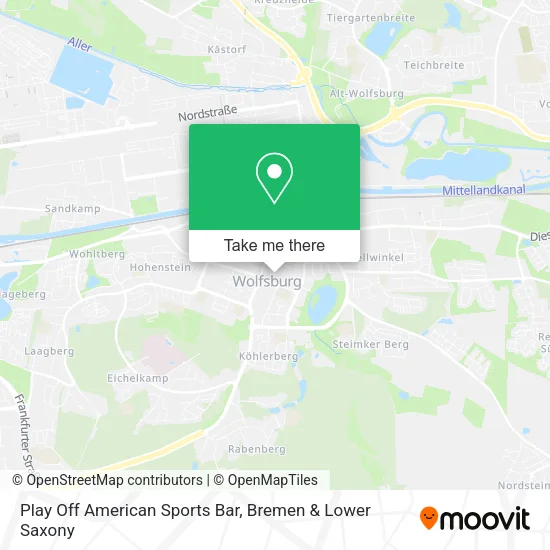 Карта Play Off American Sports Bar