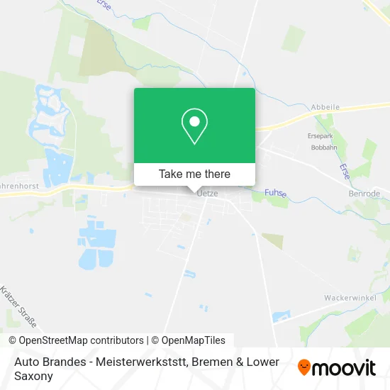 Карта Auto Brandes - Meisterwerkststt