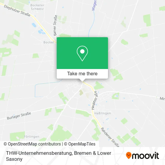 Карта THW-Unternehmensberatung
