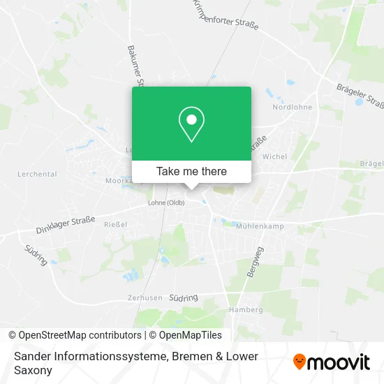 Карта Sander Informationssysteme