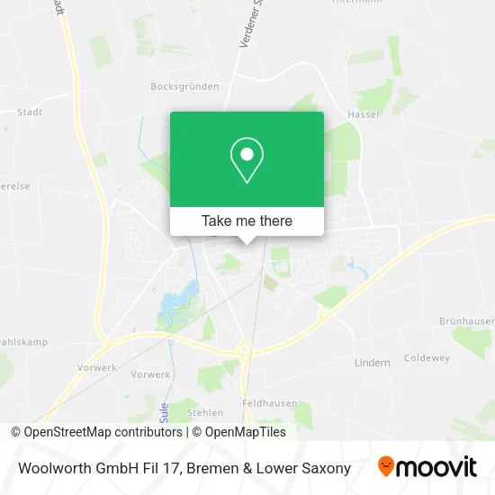Карта Woolworth GmbH Fil 17