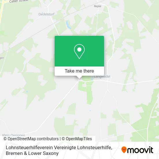 Карта Lohnsteuerhilfeverein Vereinigte Lohnsteuerhilfe