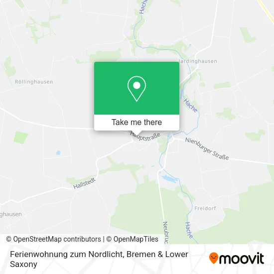 Карта Ferienwohnung zum Nordlicht