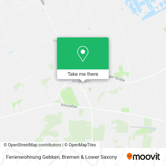 Карта Ferienwohnung Gebken