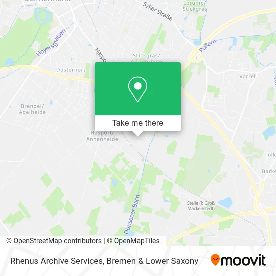 Rhenus Archiv Services map