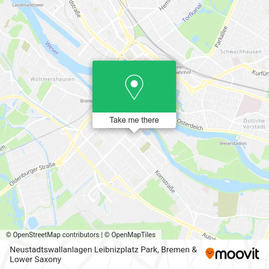 Карта Neustadtswallanlagen Leibnizplatz Park