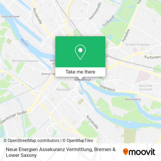 Карта Neue Energien Assekuranz Vermittlung