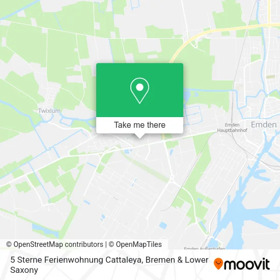 Карта 5 Sterne Ferienwohnung Cattaleya