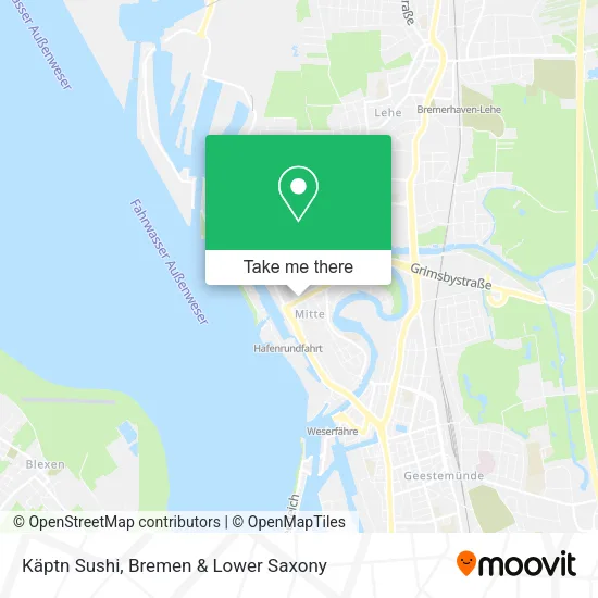 Карта Käptn Sushi