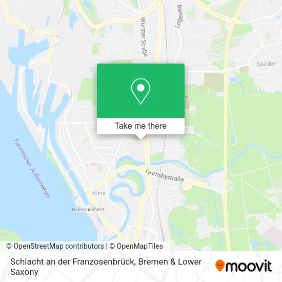 Карта Schlacht an der Franzosenbrück