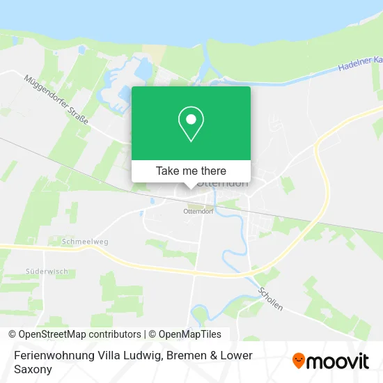 Карта Ferienwohnung Villa Ludwig