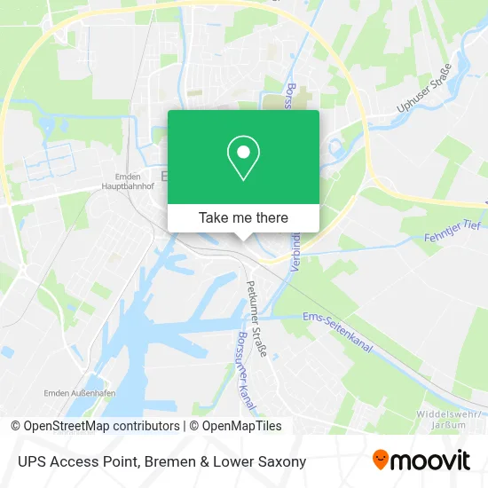 Ups Access Point map