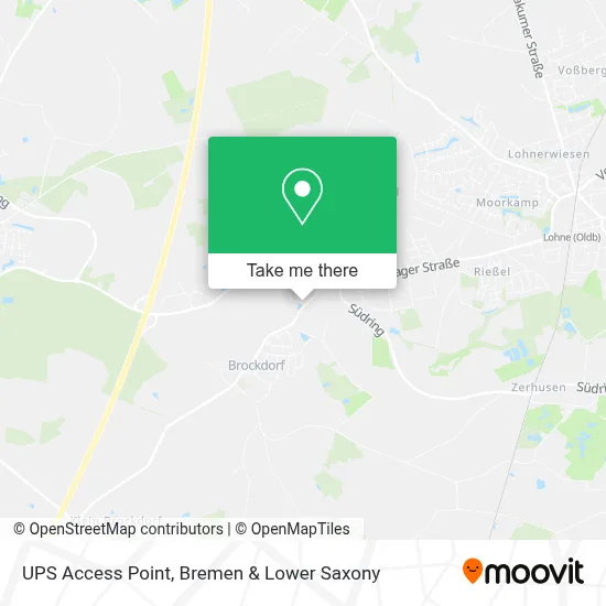 Ups Access Point map
