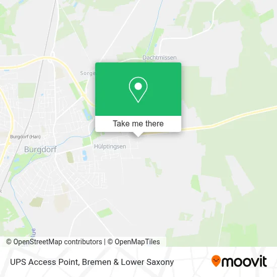 Ups Access Point map