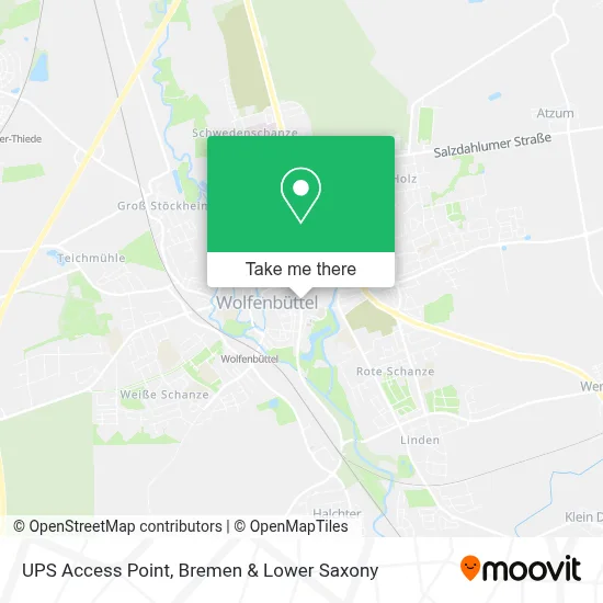 Ups Access Point map