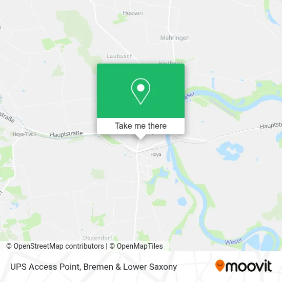 Ups Access Point map